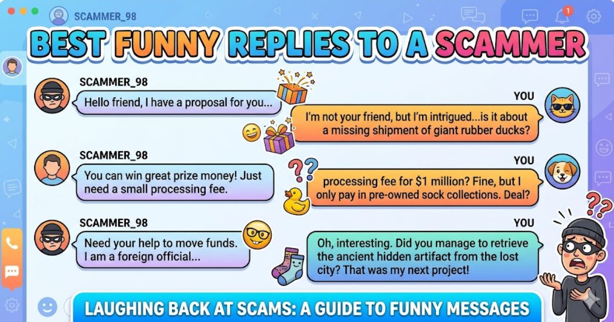 Best Funny Replies to a Scammer