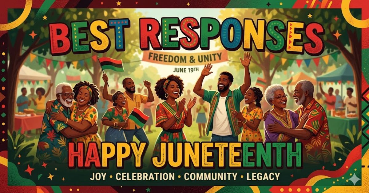 Best Responses Happy Juneteenth