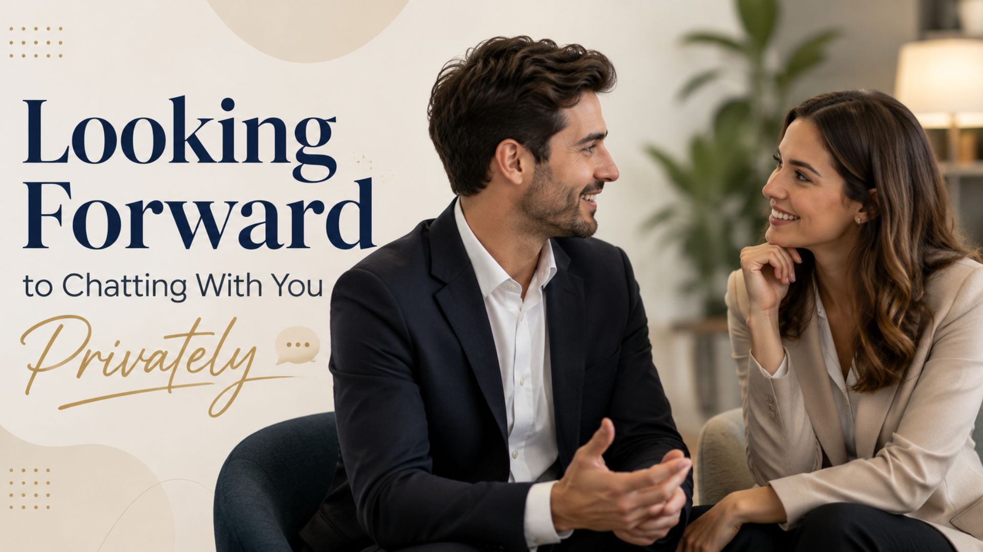 Looking Forward to Chatting With You Privately