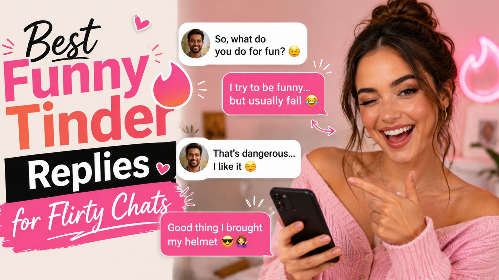 Best Funny Tinder Replies for Flirty Chats