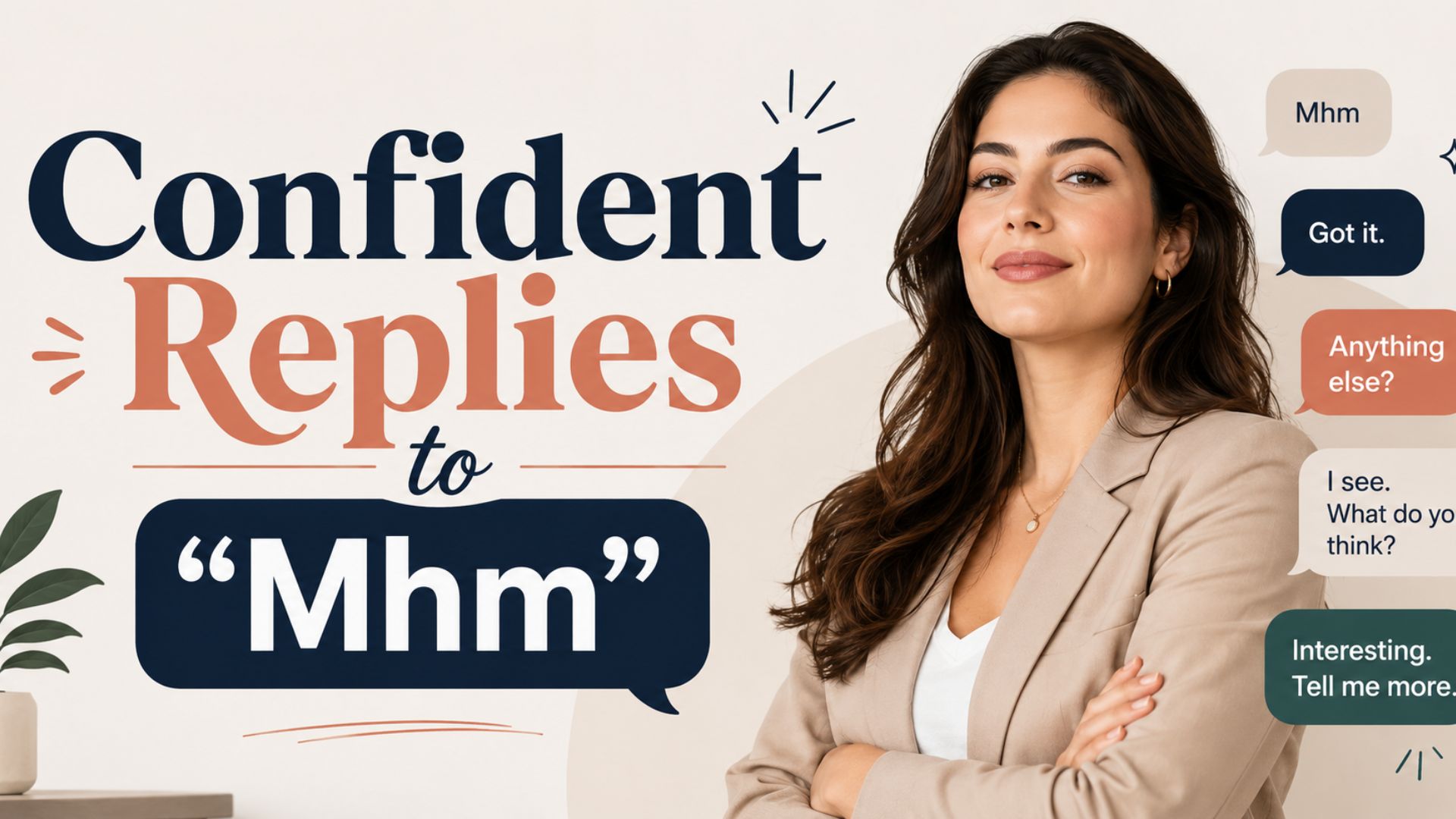 Confident Replies to “Mhm”