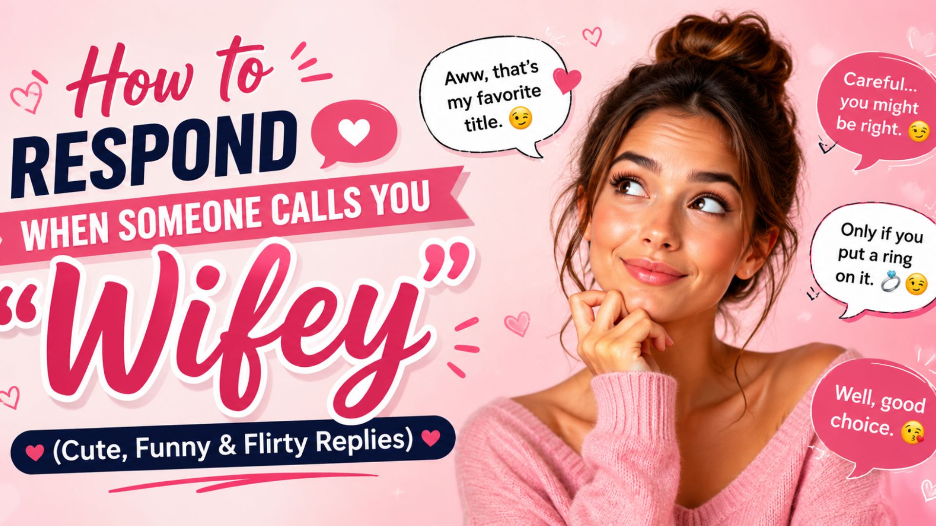 How to Respond When Someone Calls You “Wifey” (Cute, Funny & Flirty Replies)