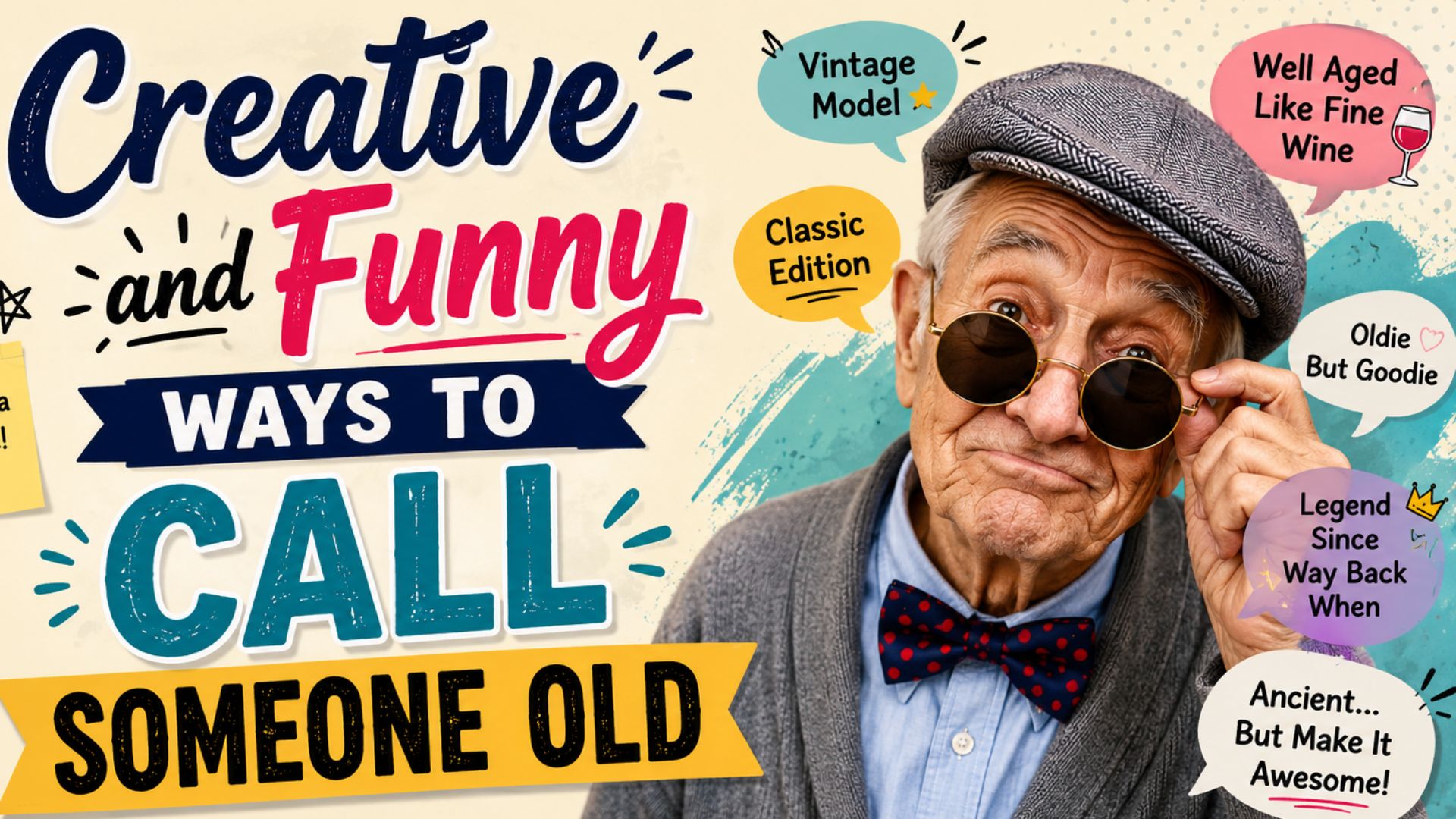 Creative and Funny Ways to Call Someone Old