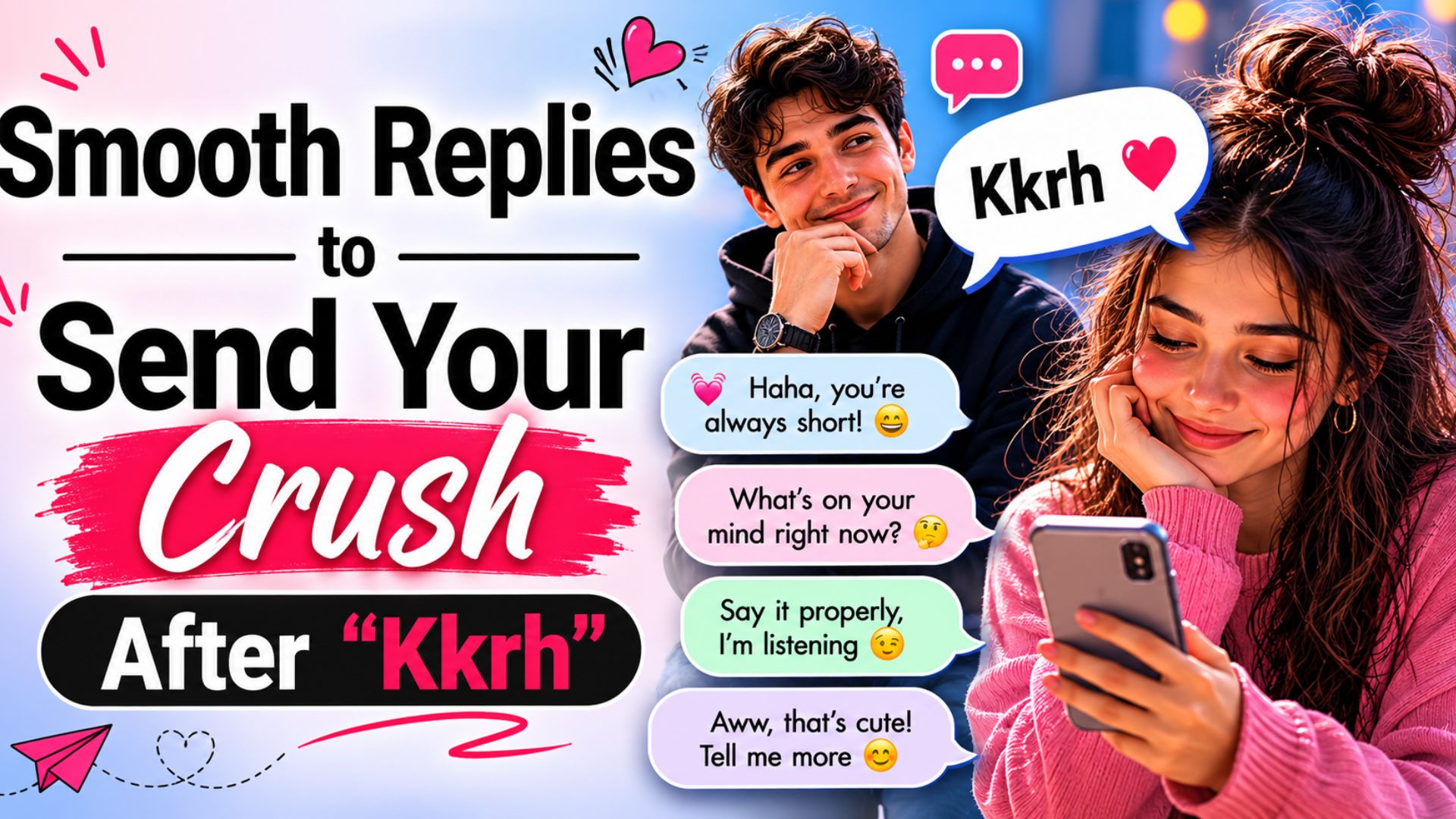 Smooth Replies to Send Your Crush After “Kkrh”