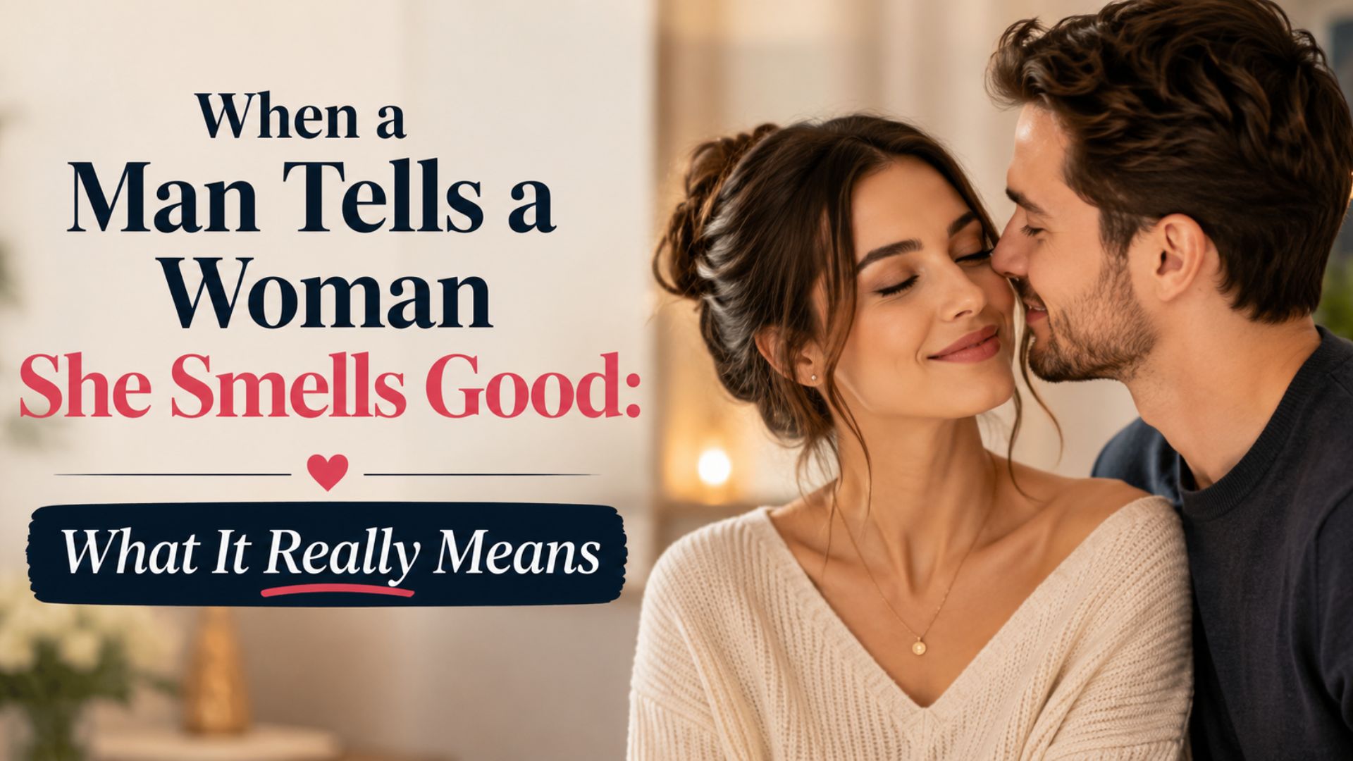 When a Man Tells a Woman She Smells Good: What It Really Means