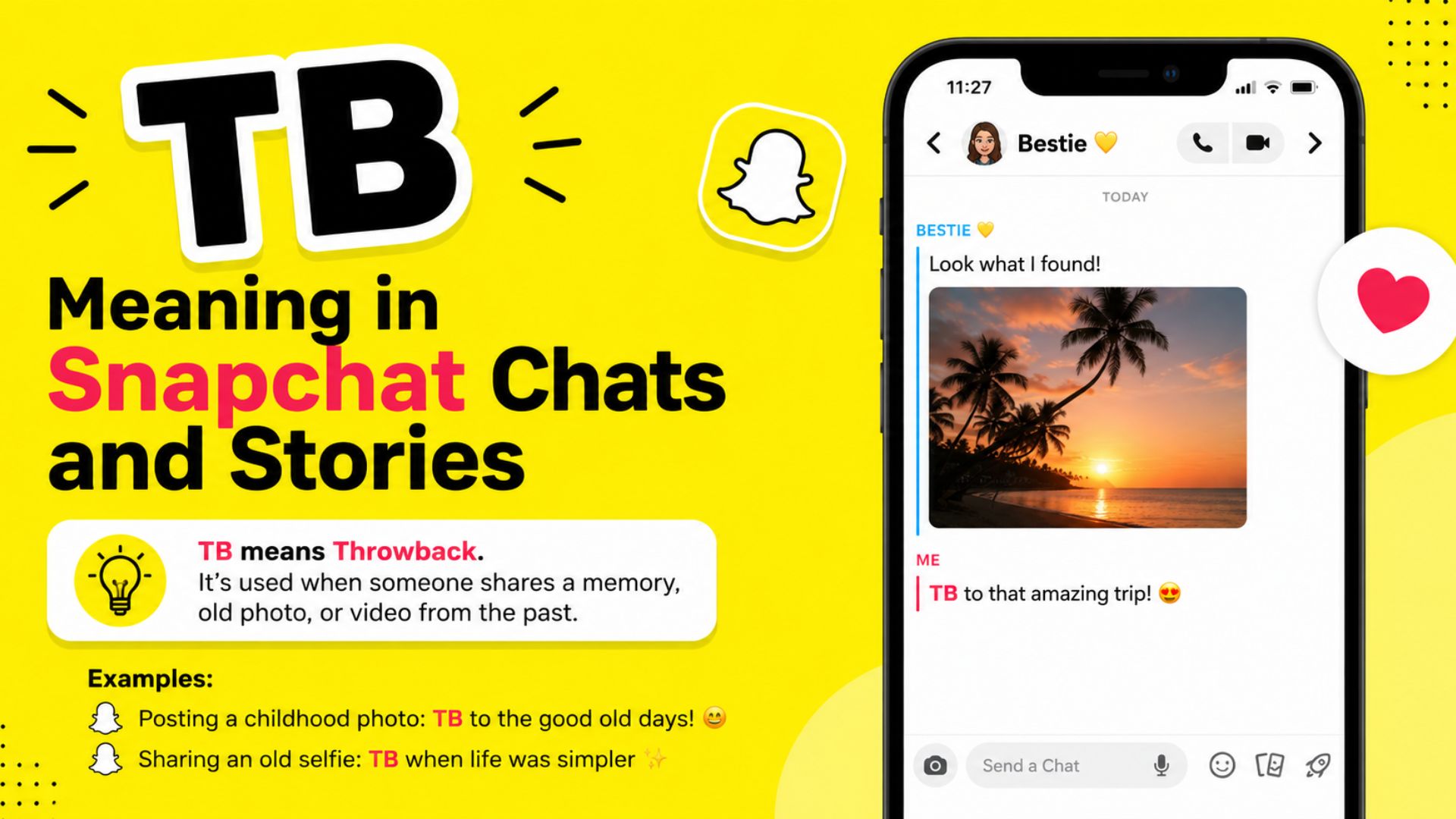 TB Meaning in Snapchat Chats and Stories