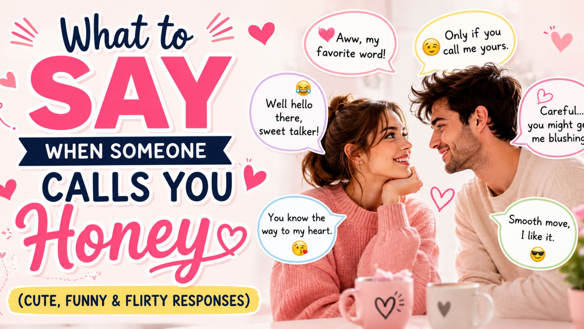 What to Say When Someone Calls You Honey (Cute, Funny & Flirty Responses)