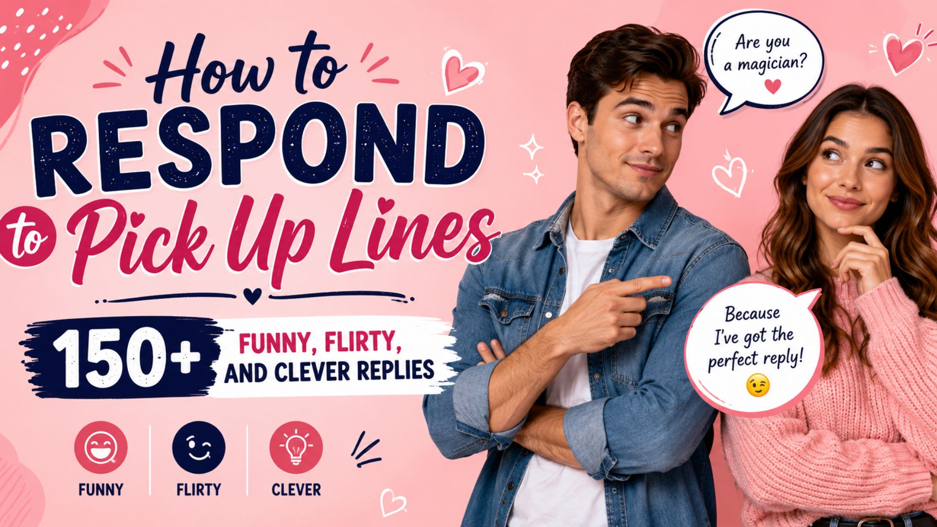 How to Respond to Pick Up Lines: 150+ Funny, Flirty, and Clever Replies