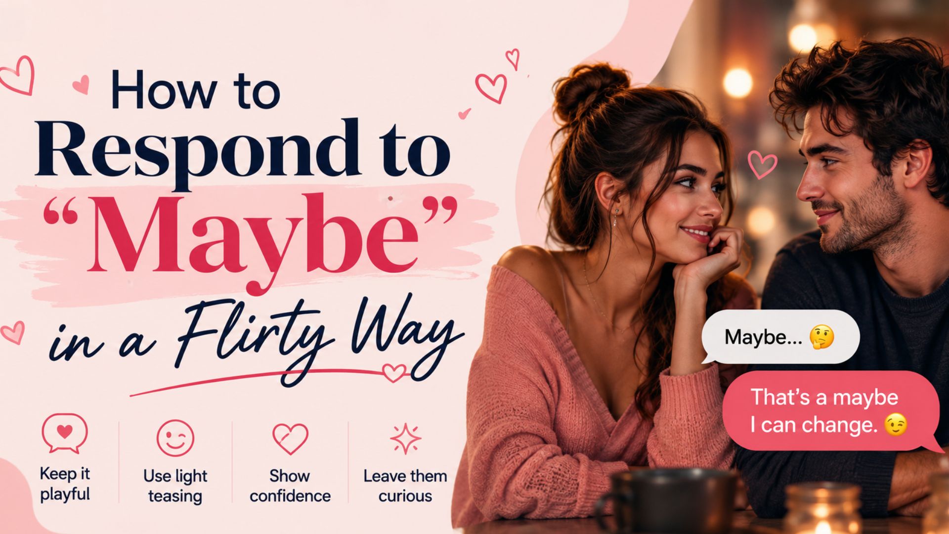 How to Respond to “Maybe” in a Flirty Way