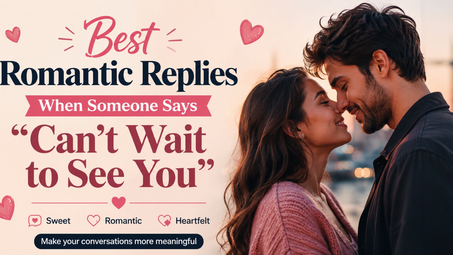 Best Romantic Replies When Someone Says "Can't Wait to See You"