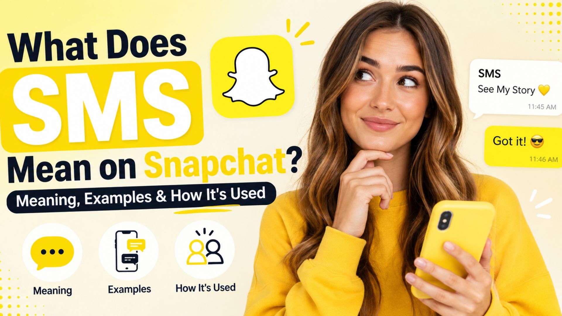 What Does SMS Mean on Snapchat? Meaning, Examples & How It's Used