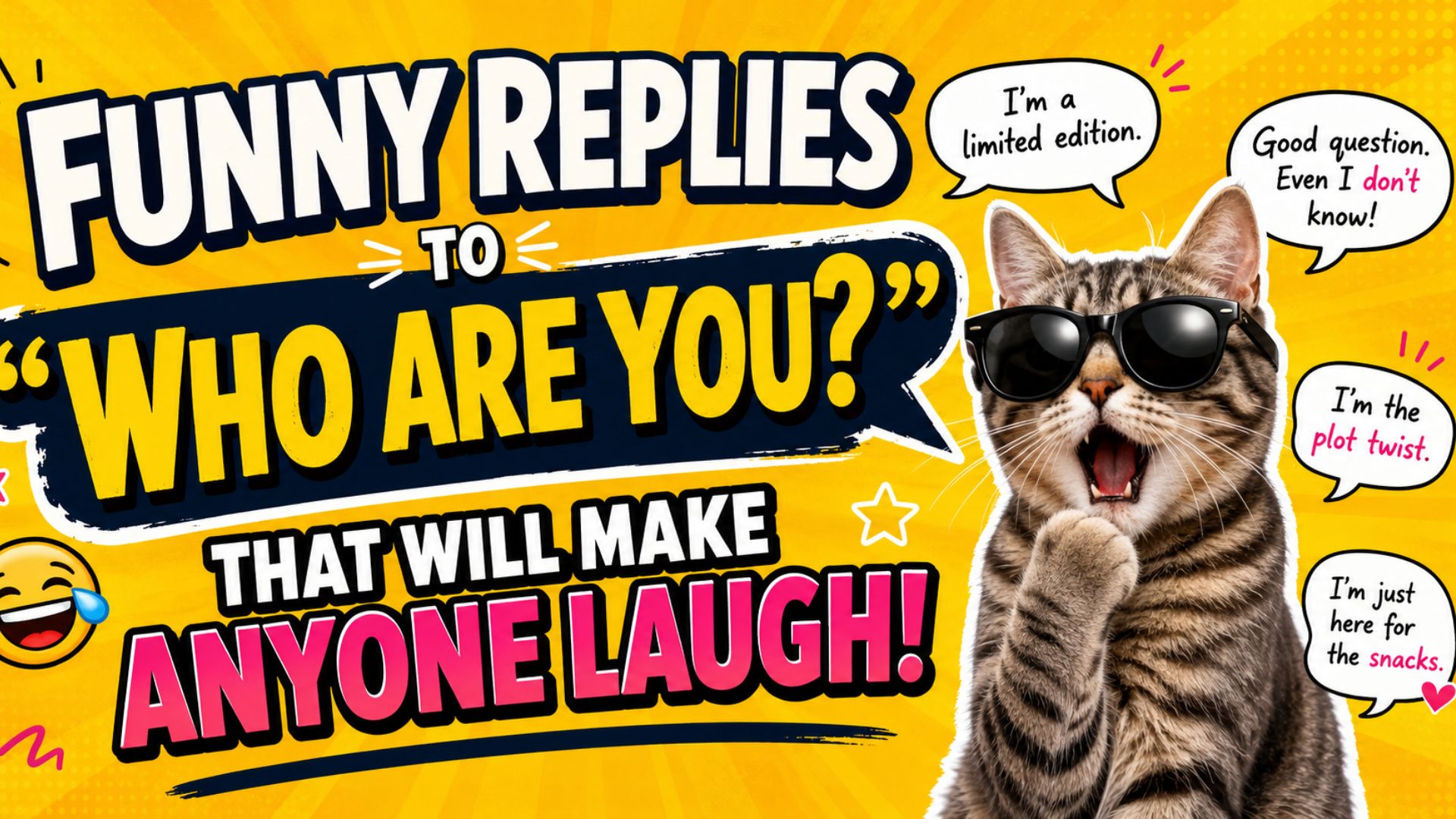 Funny Replies to “Who Are You?” That Will Make Anyone Laugh