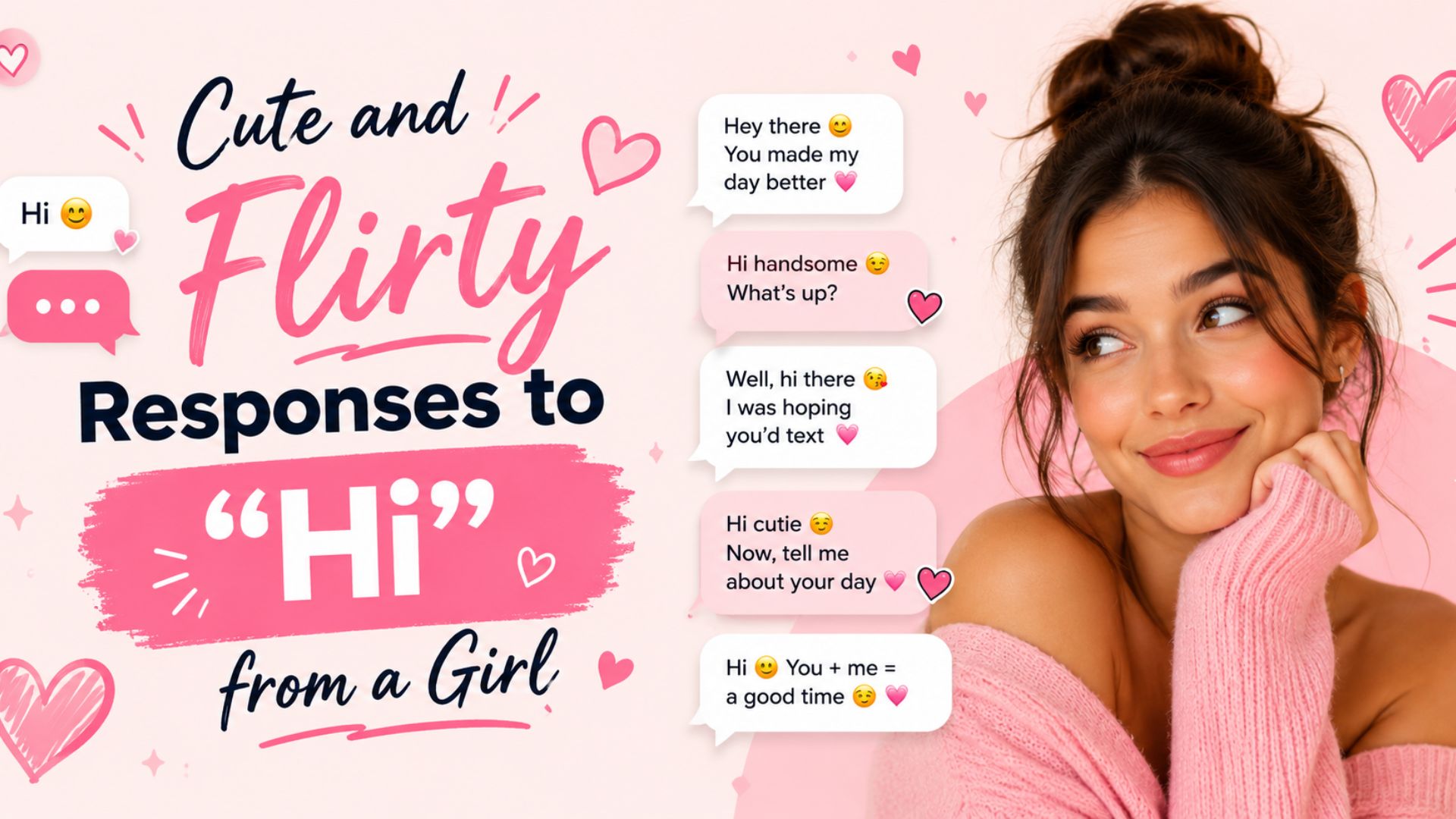 Cute and Flirty Responses to “Hi” from a Girl