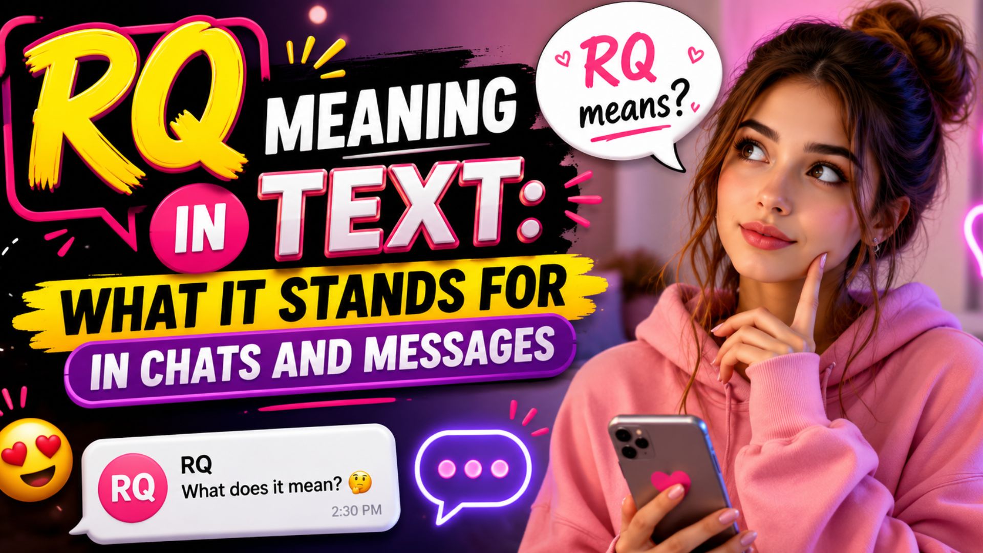 RQ Meaning in Text: What It Stands for in Chats and Messages