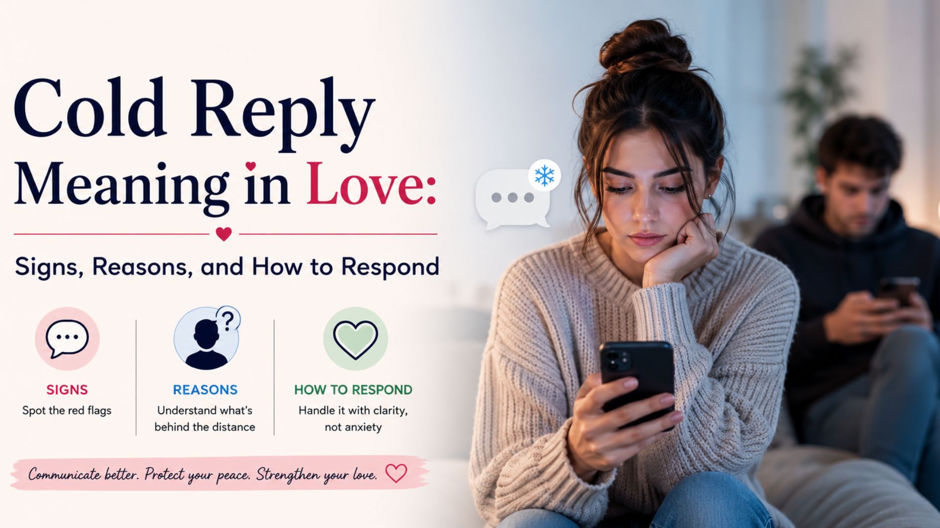 Cold Reply Meaning in Love: Signs, Reasons, and How to Respond