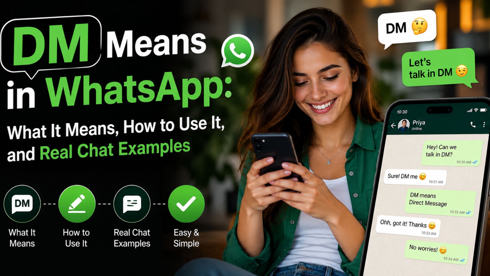 DM Means in WhatsApp: What It Means, How to Use It, and Real Chat Examples