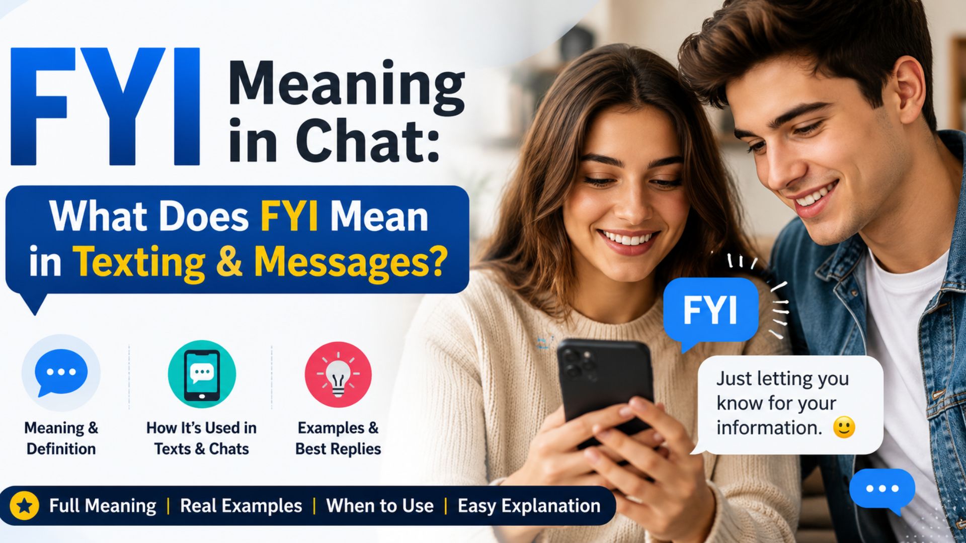 FYI Meaning in Chat: What Does FYI Mean in Texting & Messages?