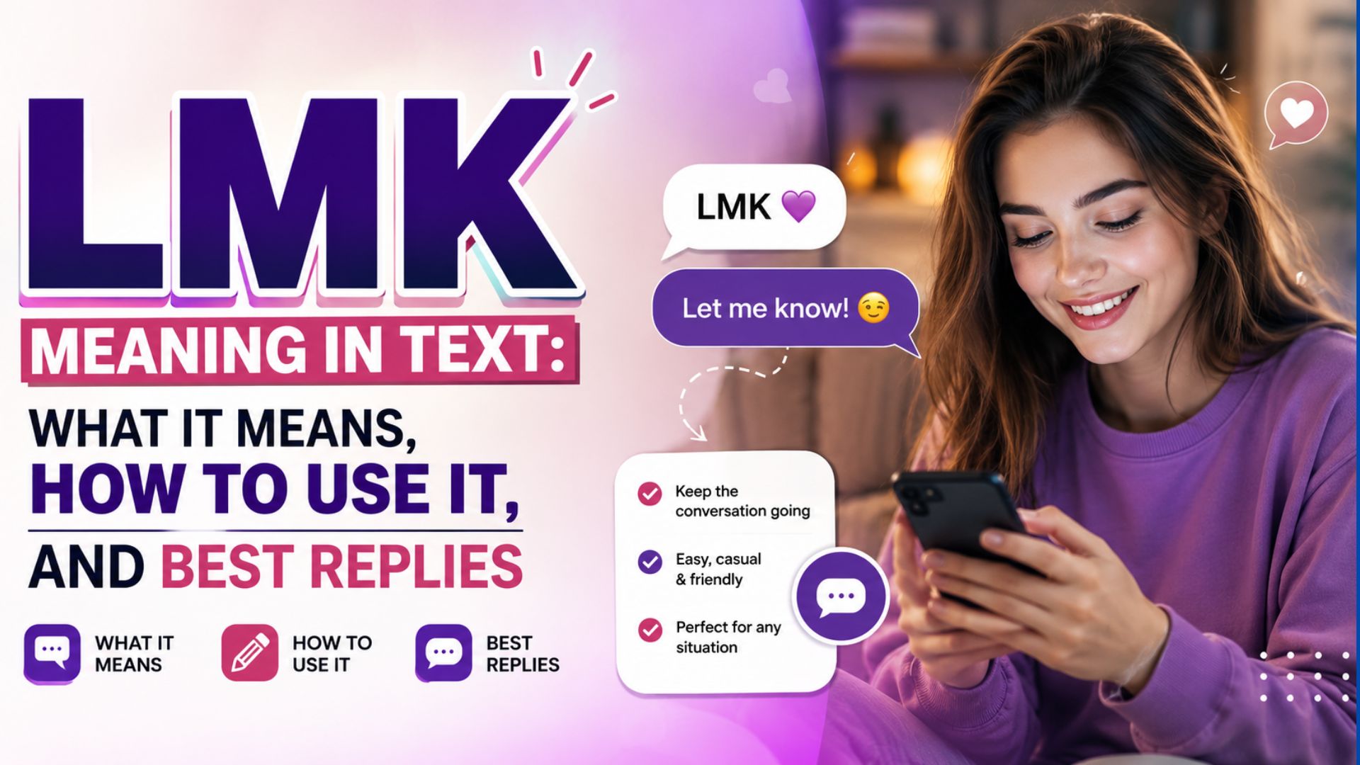 LMK Meaning in Text: What It Means, How to Use It, and Best Replies