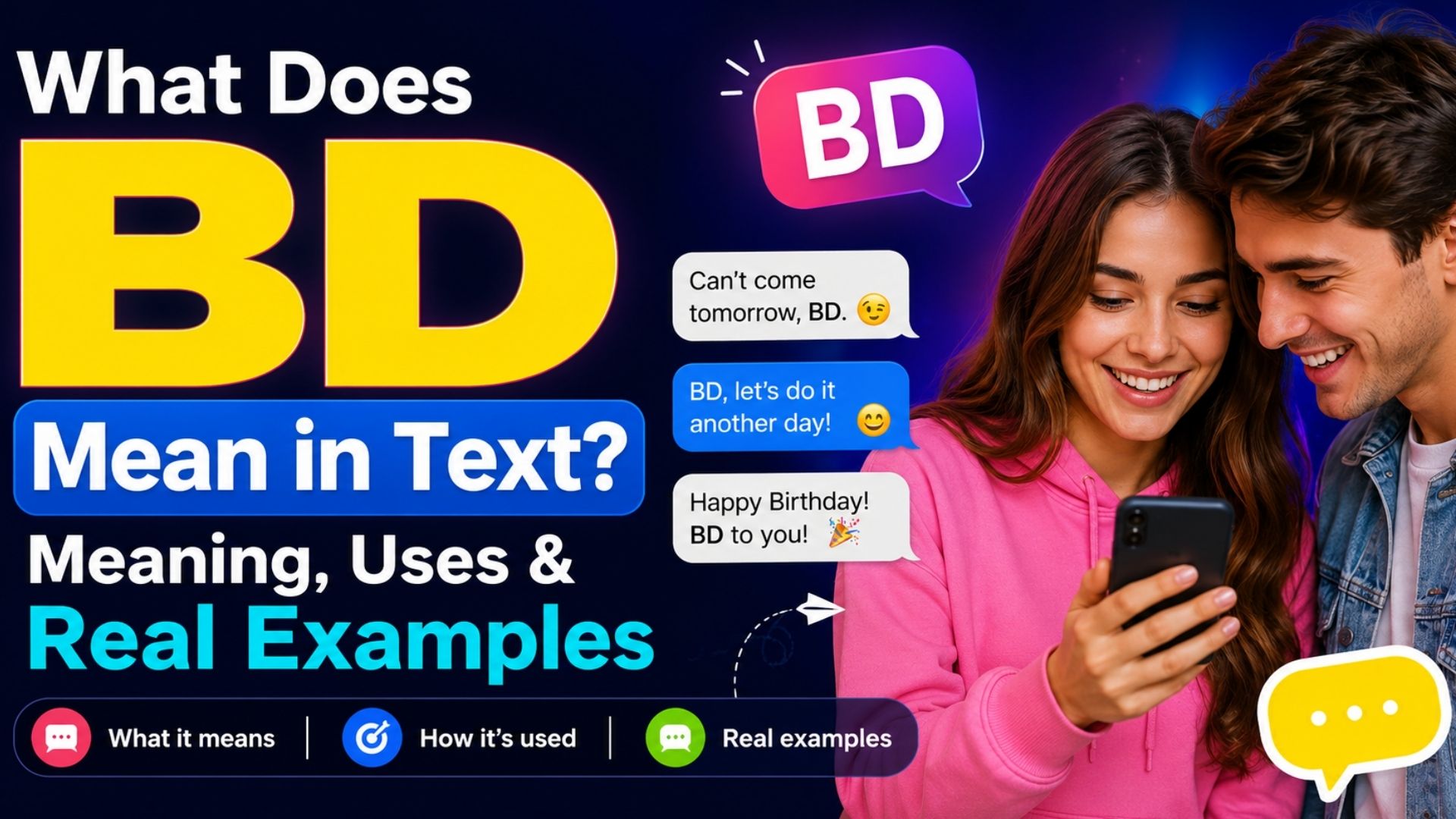 What Does BD Mean in Text? Meaning, Uses & Real Examples