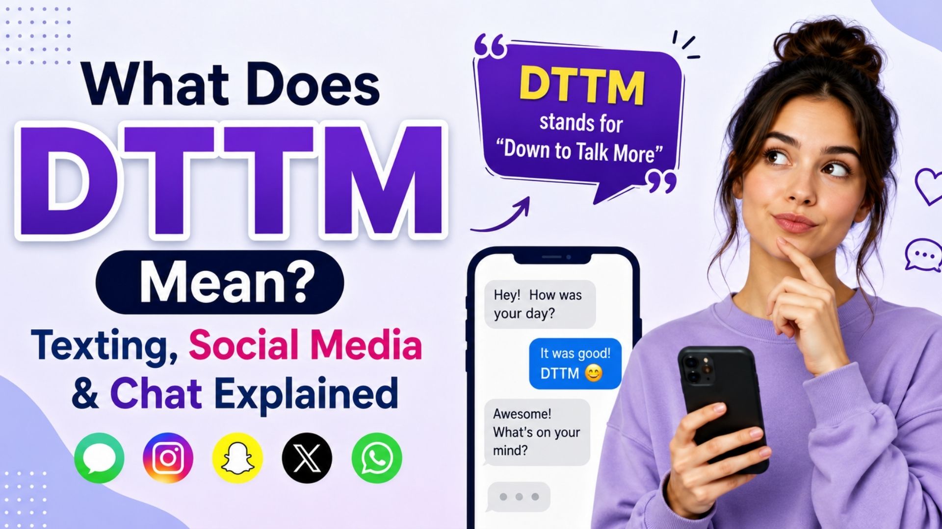 What Does DTTM Mean? Texting, Social Media & Chat Explained