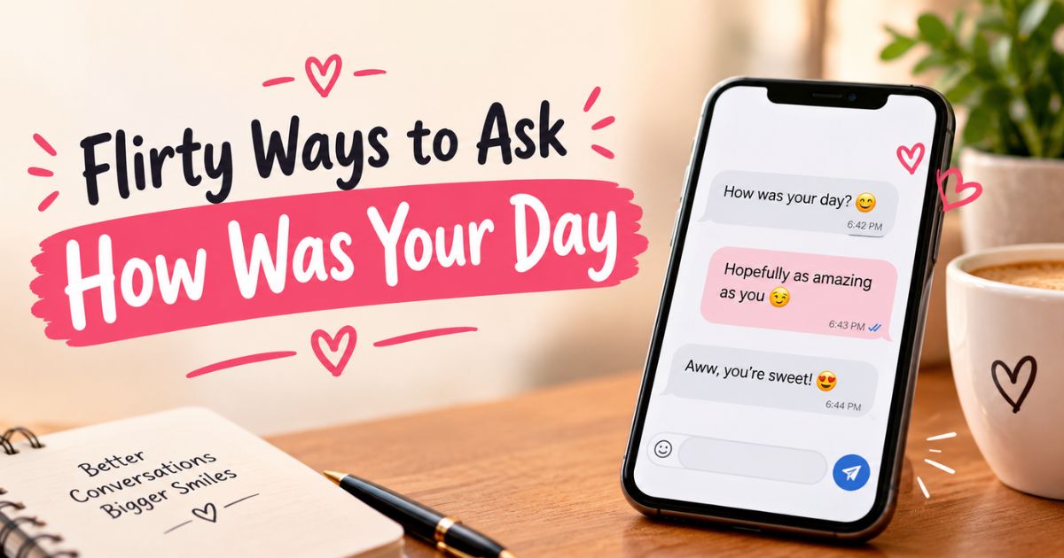 Flirty Ways to Ask How Was Your Day