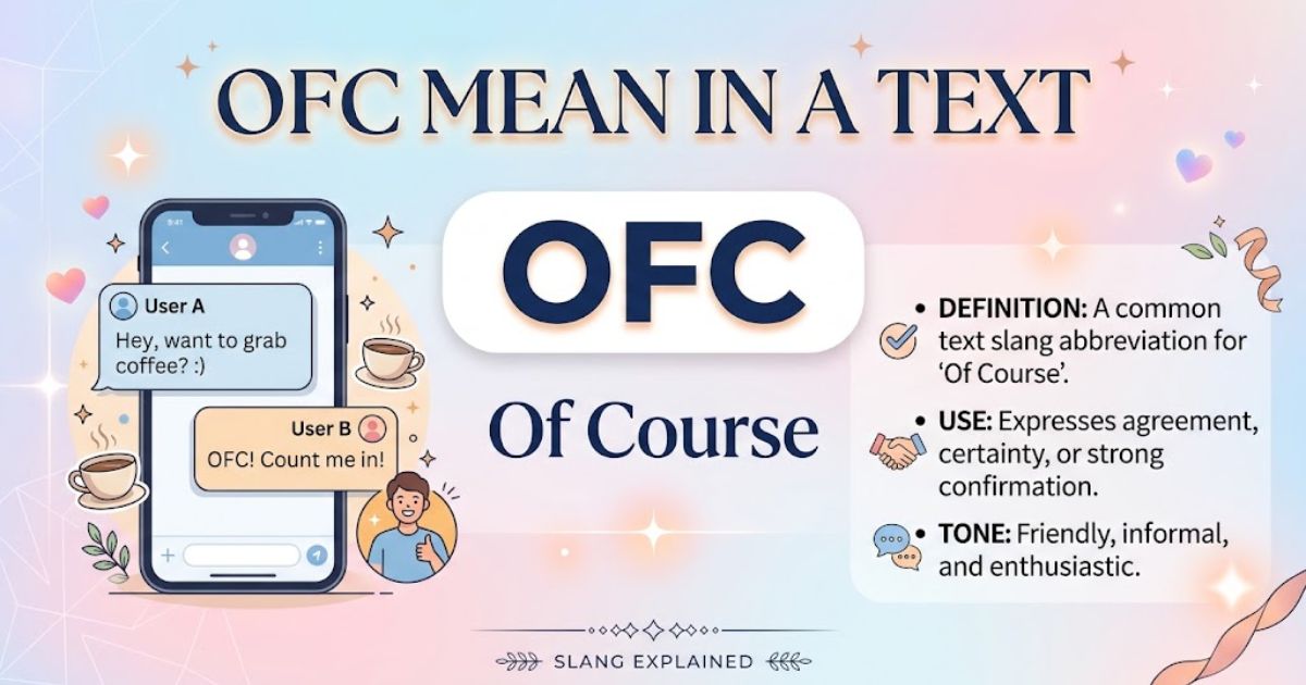 OFC Mean in a Text