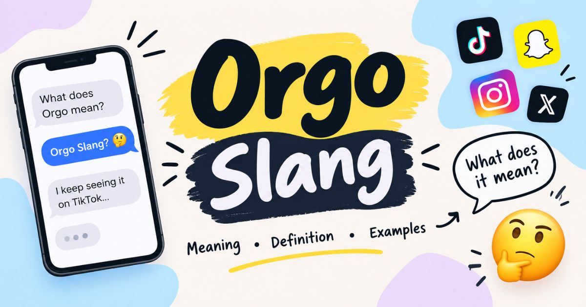 Orgo Slang