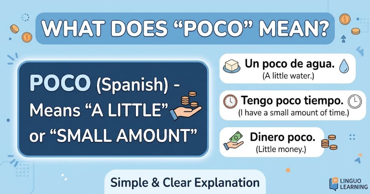 poco meaning