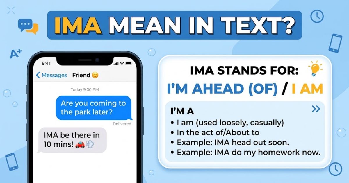 IMA Mean in Text