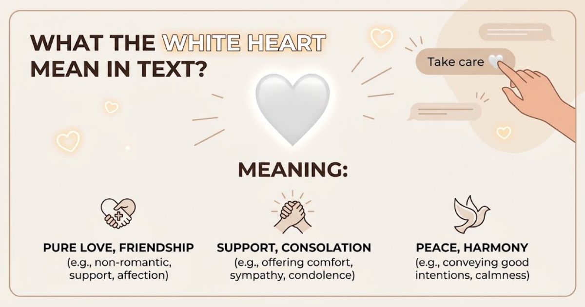 White Heart Mean in Text